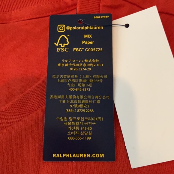 Polo Ralph Lauren Custom Fit Medium T Shirt - Picture 8 of 8